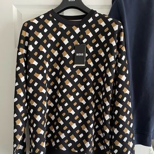 New Iconic all over logo Boss sweatshirt